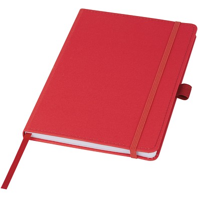 Thalaasa Hardcover Notizbuch aus Ozean Kunststoff, rot