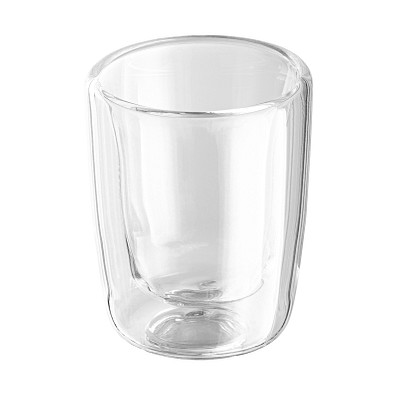 Thermo Espressobecher RETUMBLER-DUOSHOT GLASS, 2er Set, transparent
