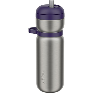 thermo-trinkflasche twist sport 600 ml - midnight blue, blau