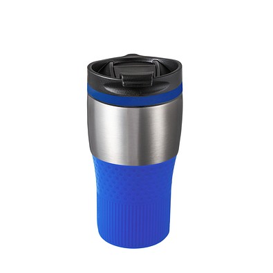 Thermobecher RETUMBLER-BAYAMO MEZZO CORPORATE, silber/blau