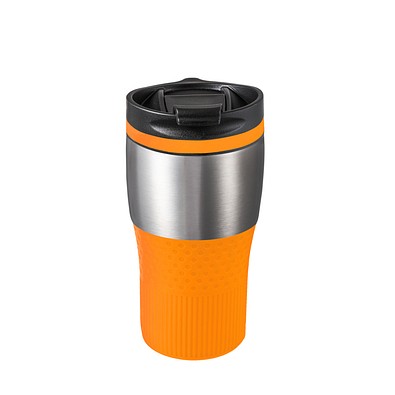 Thermobecher RETUMBLER-BAYAMO MEZZO CORPORATE, silber/orange