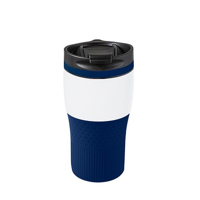 Thermobecher RETUMBLER-BAYAMO MEZZO CORPORATE, weiß/dunkelblau
