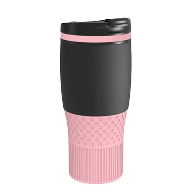 Thermobecher RETUMBLER-myBAYAMO GRANDE II, schwarz/rosa