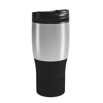 Thermobecher RETUMBLER-myBAYAMO GRANDE II, silber/schwarz