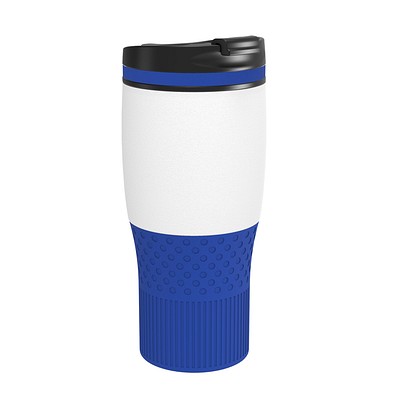 Thermobecher RETUMBLER-myBAYAMO GRANDE II, weiß/blau