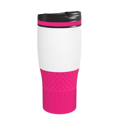 Thermobecher RETUMBLER-myBAYAMO GRANDE II, weiß/magenta