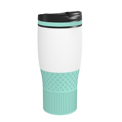 Thermobecher RETUMBLER-myBAYAMO GRANDE II, weiß/mint