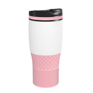 Thermobecher RETUMBLER-myBAYAMO GRANDE II, weiß/rosa
