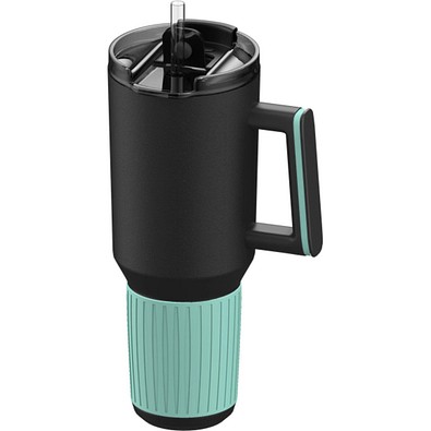 Thermobecher RETUMBLER-myKINGS CANYON 1200, schwarz/mint