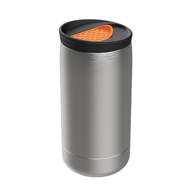 Thermobecher RETUMBLER-myNIZZA, silber/orange