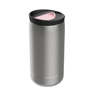 Thermobecher RETUMBLER-myNIZZA, silber/rosa