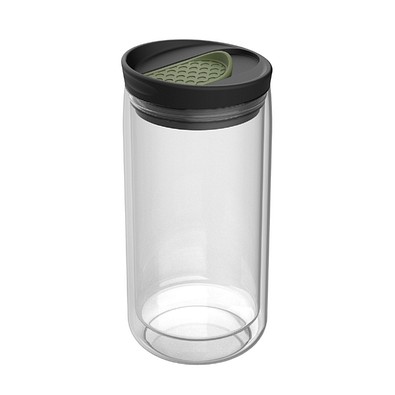Thermobecher RETUMBLER-myNIZZA, transparent/dunkelgrün