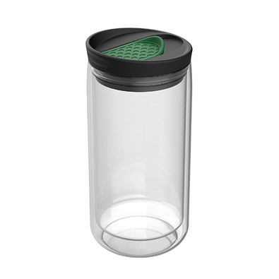 Thermobecher RETUMBLER-myNIZZA, transparent/grün