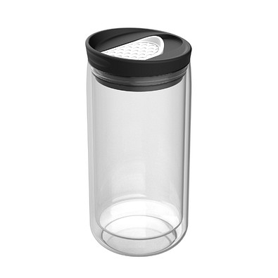 Thermobecher RETUMBLER-myNIZZA, transparent/weiß