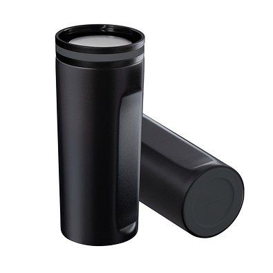 Thermobecher RETUMBLER-mySTEELONE, schwarz/anthrazit