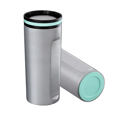 Thermobecher RETUMBLER-mySTEELONE, silber/mint