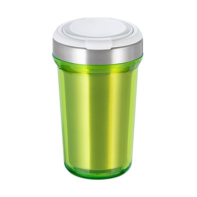 Thermobecher RETUMBLER-myVIVERO, silber/weiß/hellgrün