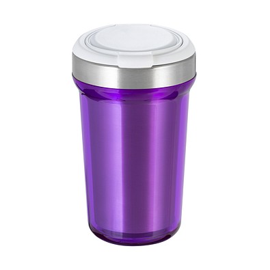 Thermobecher RETUMBLER-myVIVERO, silber/weiß/lila