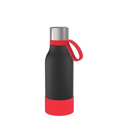 Thermotrinkflasche RETUMBLER-myNIZZA II 420 CERAMIC, schwarz/rot/rot