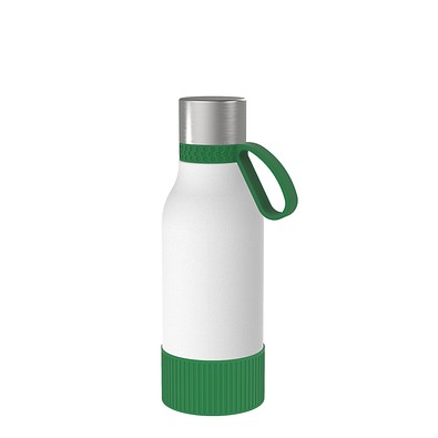 Thermotrinkflasche RETUMBLER-myNIZZA II 420 CERAMIC, weiß/grün/grün