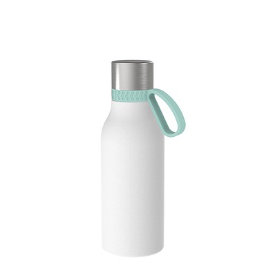 Thermotrinkflasche RETUMBLER-myNIZZA II 420 CERAMIC, weiß, Ring mint