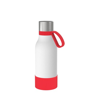 Thermotrinkflasche RETUMBLER-myNIZZA II 420 CERAMIC, weiß/rot/rot