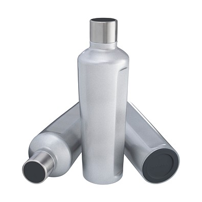 Thermotrinkflasche RETUMBLER-mySTEELONE, silber/anthrazit