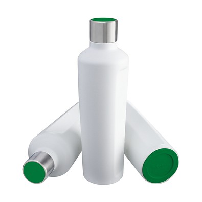 Thermotrinkflasche RETUMBLER-mySTEELONE, weiß/grün