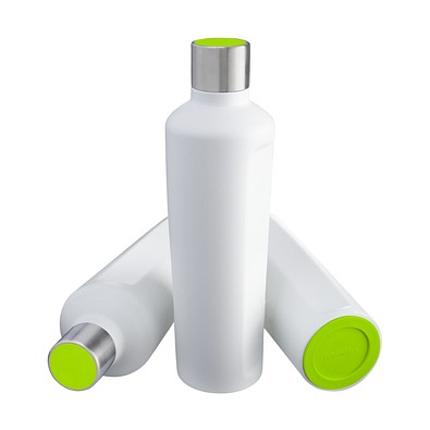 Thermotrinkflasche RETUMBLER-mySTEELONE, weiß/hellgrün