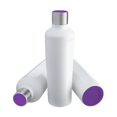 Thermotrinkflasche RETUMBLER-mySTEELONE, weiß/lila