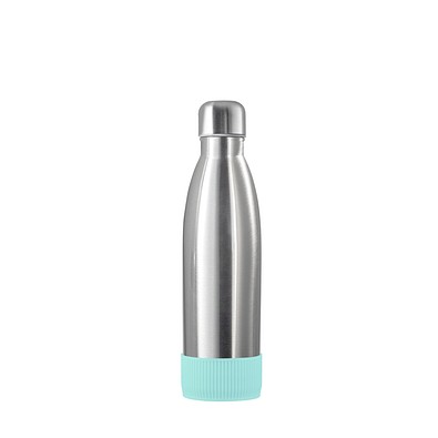 Thermotrinkflasche RETUMBLER-NIZZA, silber, Sleeve mint