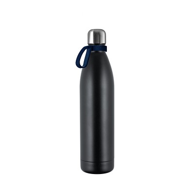 Thermotrinkflasche RETUMBLER-NIZZA XL, schwarz/dunkelblau