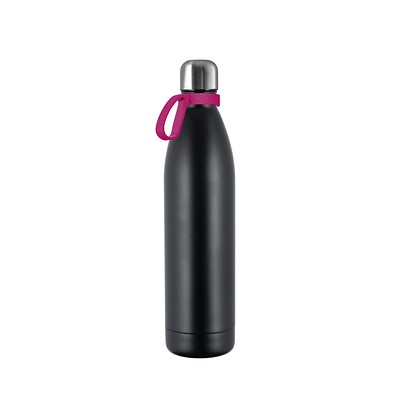 Thermotrinkflasche RETUMBLER-NIZZA XL, schwarz/magenta