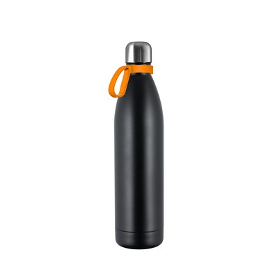 Thermotrinkflasche RETUMBLER-NIZZA XL, schwarz/orange