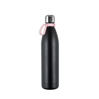 Thermotrinkflasche RETUMBLER-NIZZA XL, schwarz/rosa