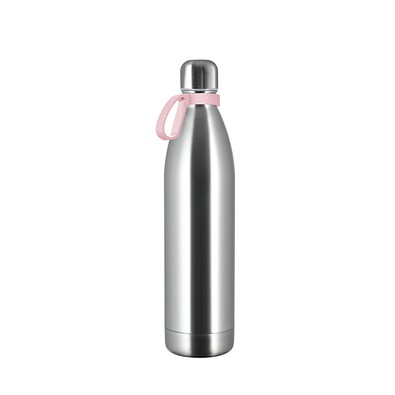 Thermotrinkflasche RETUMBLER-NIZZA XL, silber/rosa