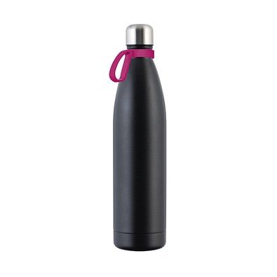 Thermotrinkflasche RETUMBLER-NIZZA XXL, schwarz/magenta