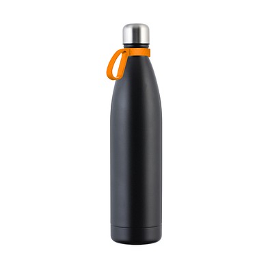 Thermotrinkflasche RETUMBLER-NIZZA XXL, schwarz/orange
