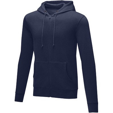 Theron Hoodie mit Reißverschluss für Herren, navy, 5XL