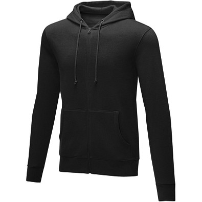 Theron Hoodie mit Reißverschluss für Herren, schwarz, L