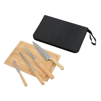 Tranchierset BEST BBQ,braun, silber