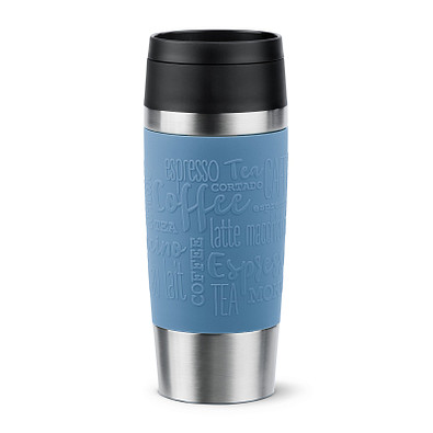 EMSA Travel Mug Isolierbecher Classic, 360 ml, aquablau