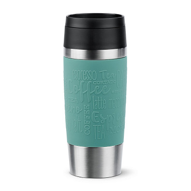 EMSA Travel Mug Isolierbecher Classic, 360 ml, petrol