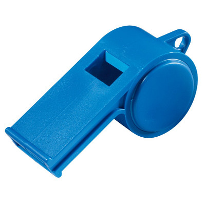 Trillerpfeife Sport ohne Kordel, standard-blau PP