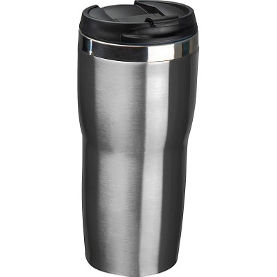 Trinkbecher aus Edelstahl, 480ml, grau