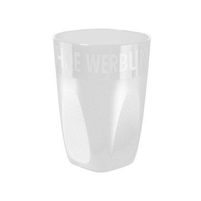 Trinkbecher Midi Cup, 300 ml, transparent-milchig