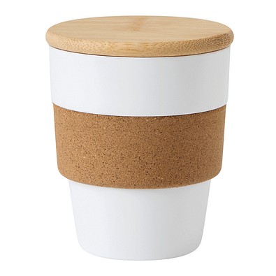 Trinkbecher TRAVEL GRIP,weiß