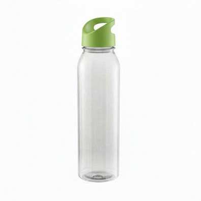 Trinkflasche Active Wave, 650 ml, transparent/lime