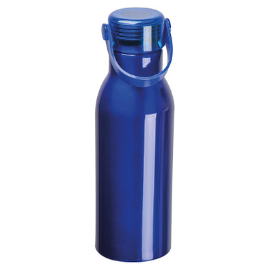 Trinkflasche aus recyceltem Aluminium , blau