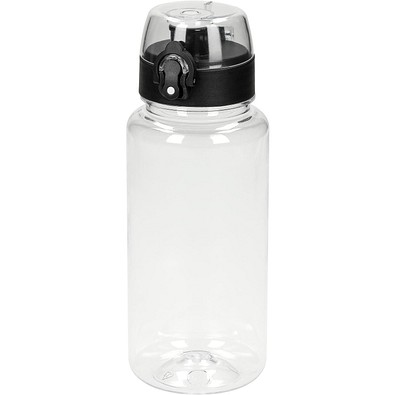 Trinkflasche Oasis, 400 ml, transparent/schwarz